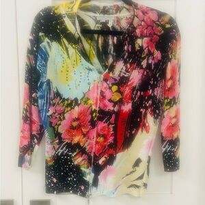 Alberto Makali Multicolor Floral Top